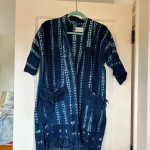 Mira Blackman baringo shibori coat